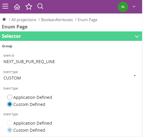 Radio button