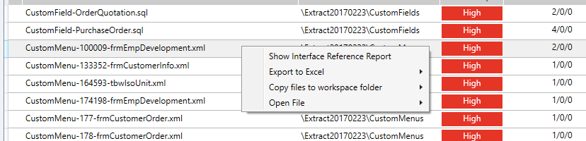 Context Menu